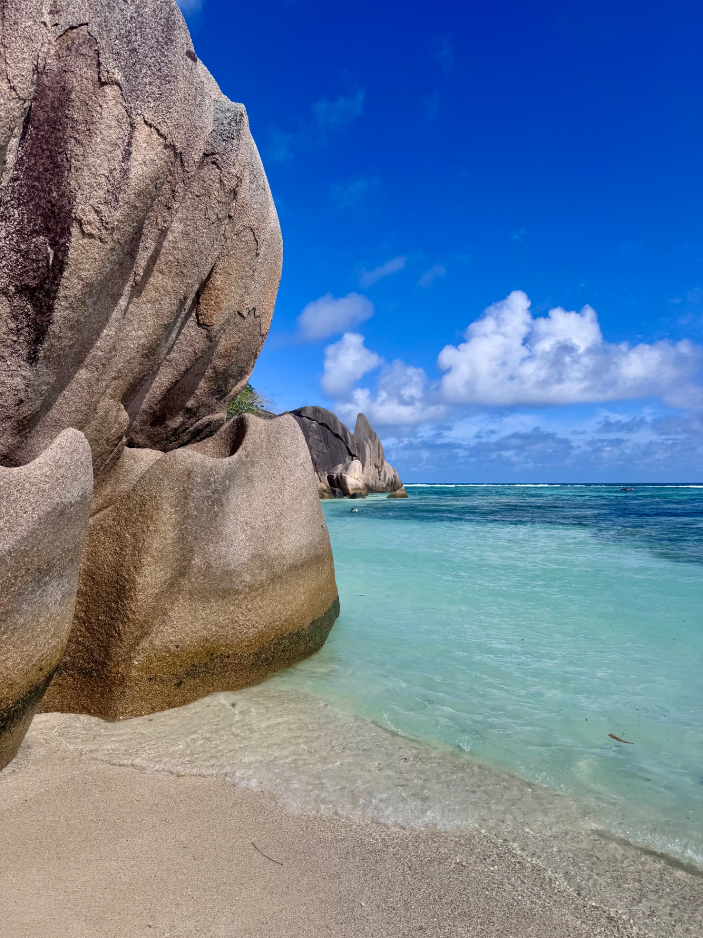 Granitfelsen am Traumstrand